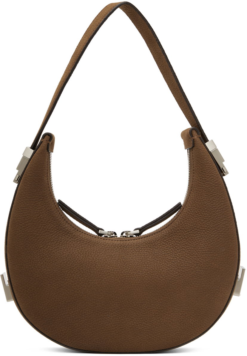 Ručna torbica OSOI Mini Pebble Leather Shoulder Bag Smeđa | 24FWB030101048