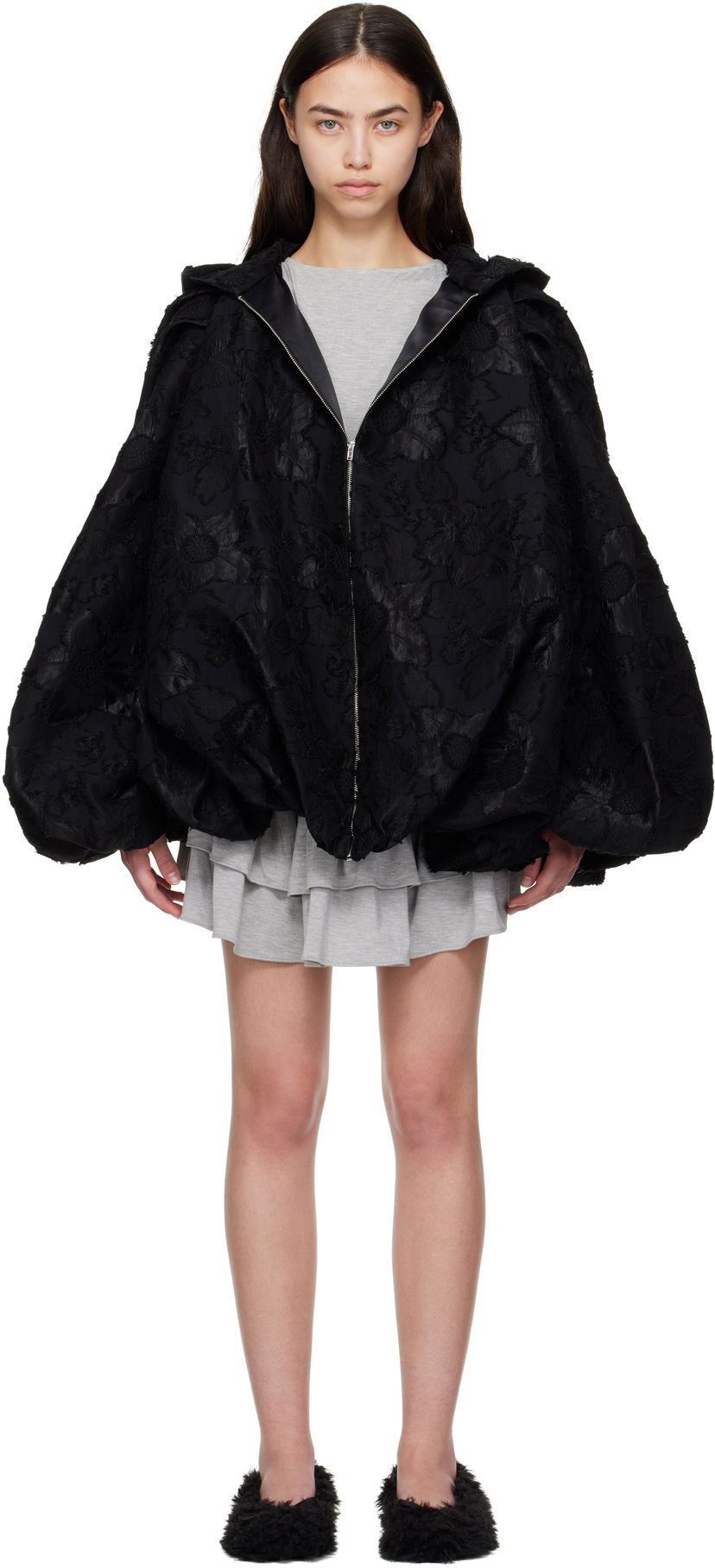 Jakna Collina Strada Collina Strada Pillow Hooded Jacket Crna | XX5011