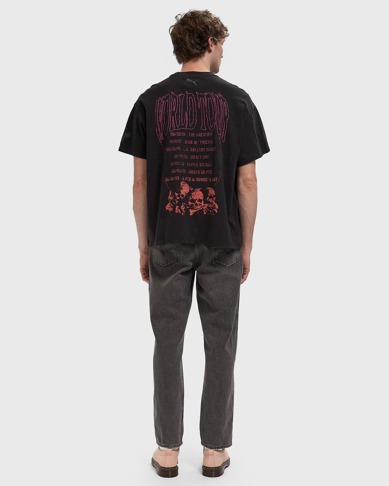 Majica kratkih rukava Puma LaMelo World Tour-nament Graphic T-Shirt Crna | 632372-02, 1