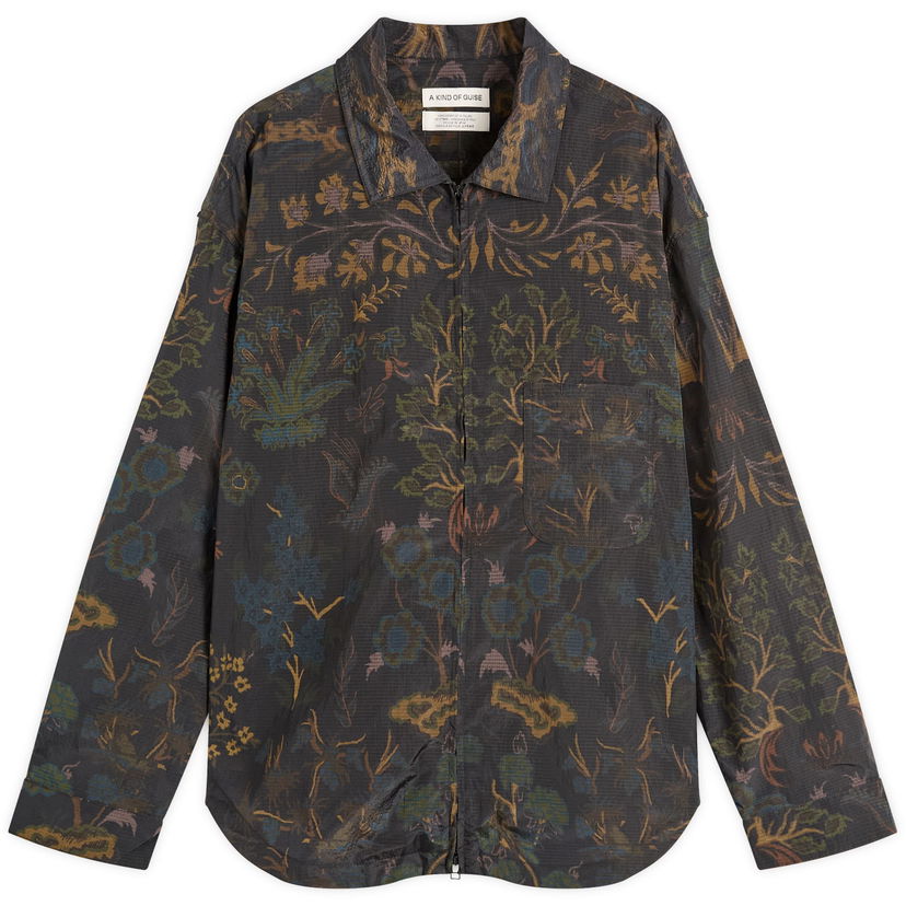 Košulja A Kind of Guise A Kind of Guise Alvaro Atelier Shirt, Flower Carpet Print Smeđa | 155-14401-684