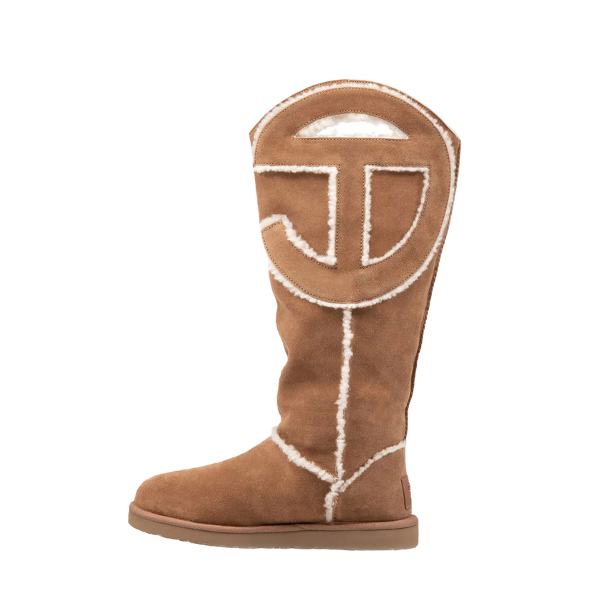 Tenisice i cipele UGG Telfar x Logo Tall "Chestnut" Smeđa | 1155870-CHE