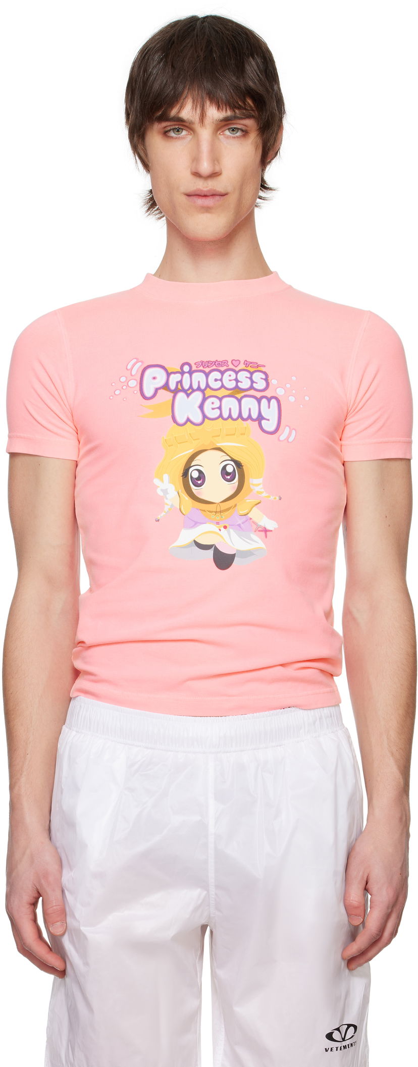 Majica kratkih rukava VETEMENTS VETEMENTS 'Princess Kenny' Fitted T-Shirt Ružičasta | MA66TR610H