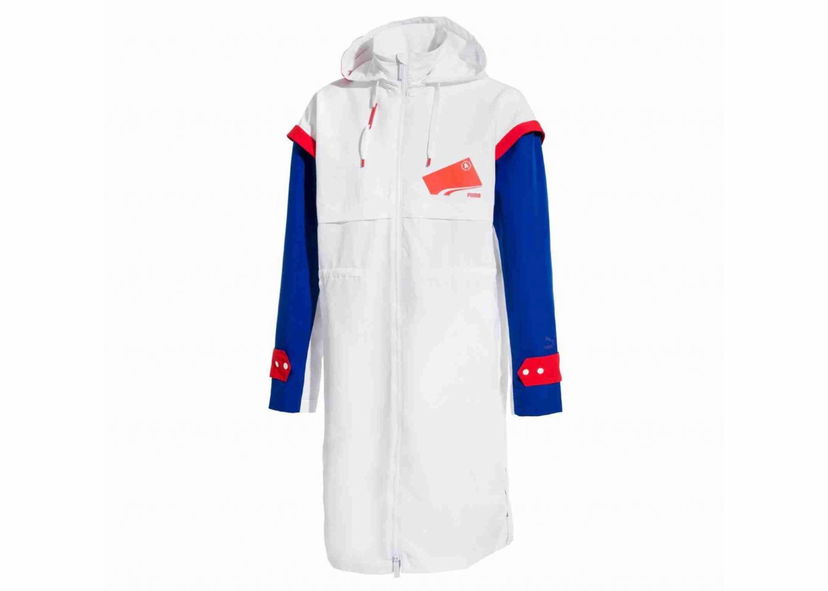 Parka Nike Ader Error Full Zip Hooded Parka White/Blue/Red Bijela | 578555-02