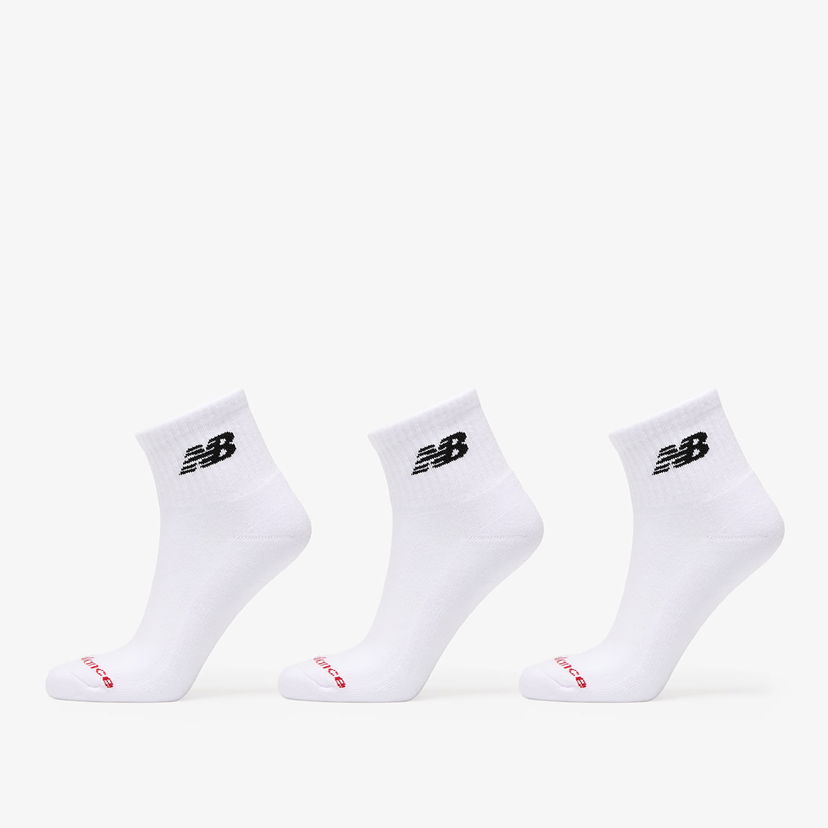 Čarape New Balance Everyday Ankle Socks 3-Pack Bijela | LAS51303WT