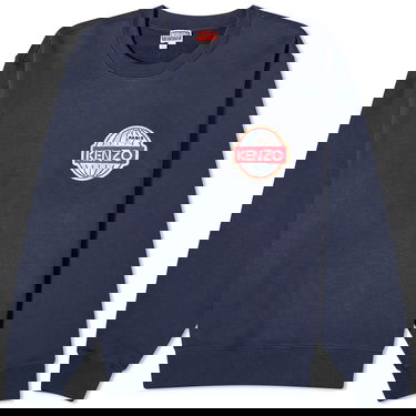 Džemper KENZO Globe Crewneck Tamnoplava | FD65SW0894ME-77, 0