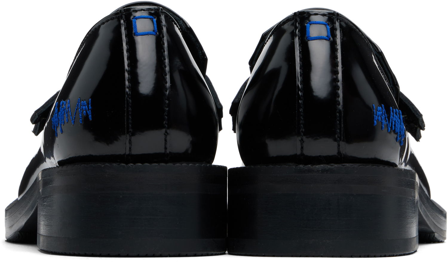 Tenisice i cipele ADER ERROR Curve Patent Leather Loafers Crna | BN01SSCS0102BK, 1