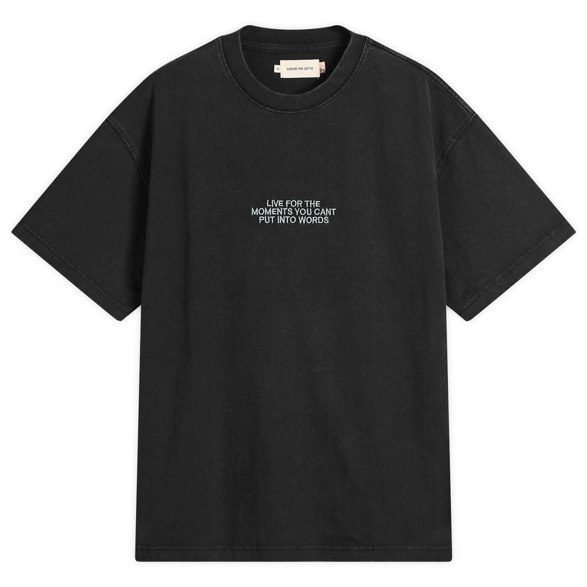 Majica kratkih rukava Honor The Gift Live For The Moments T-Shirt, Size Large Crna | HTG250242-BLK