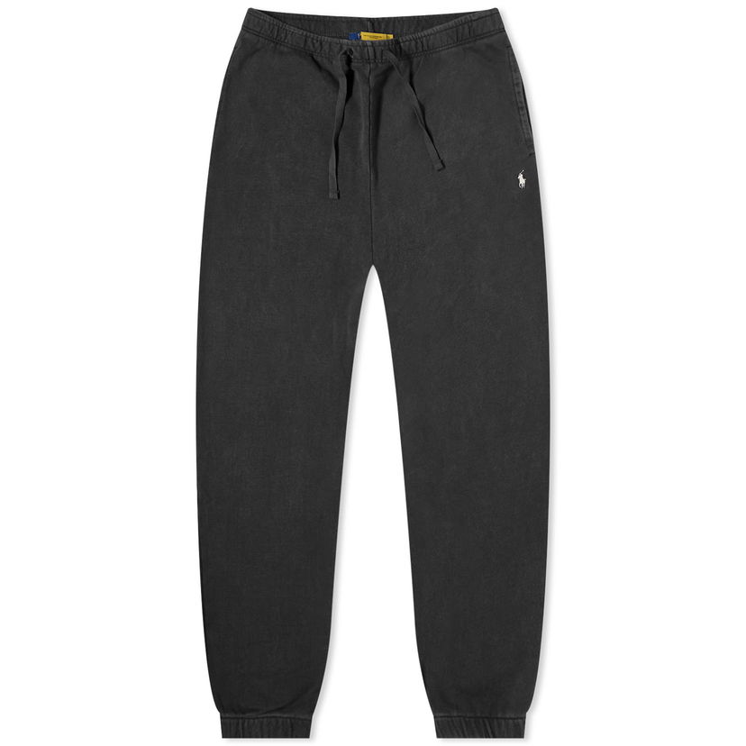 Trenirka Polo by Ralph Lauren Loopback Sweat Pants "Faded Black Canvas" Crna | 710916699012