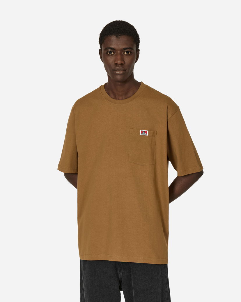 Majica kratkih rukava Ben Davis Classic Label Pocket Heavy Duty T-Shirt Smeđa | BEN917 001