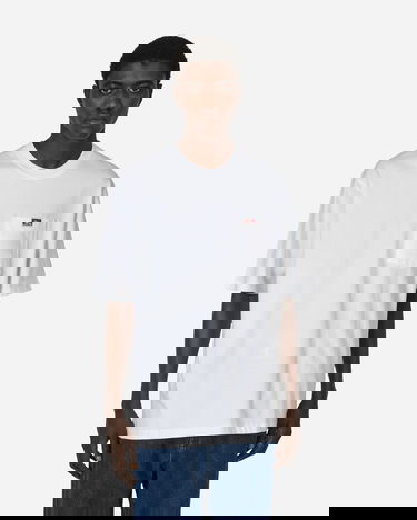 Majica kratkih rukava Ben Davis Classic Label Pocket T-Shirt Bijela | BEN910 001, 0