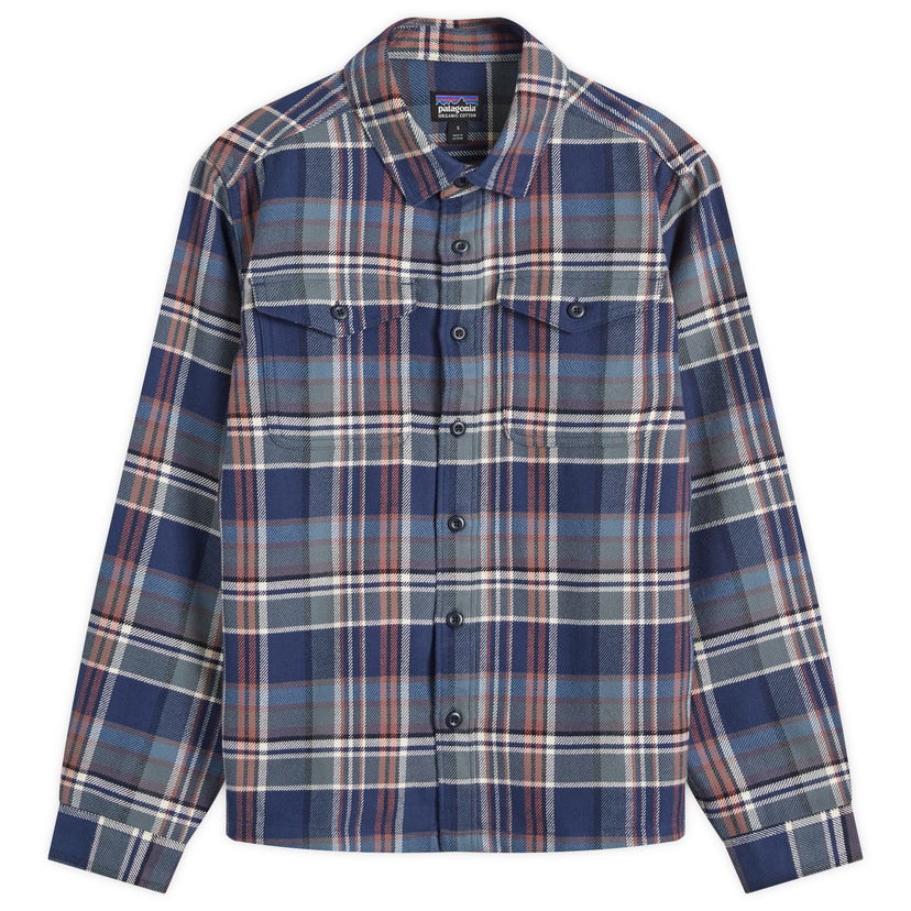 Košulja Patagonia Fjord Flannel Shirt Plava | 42401-ADNA