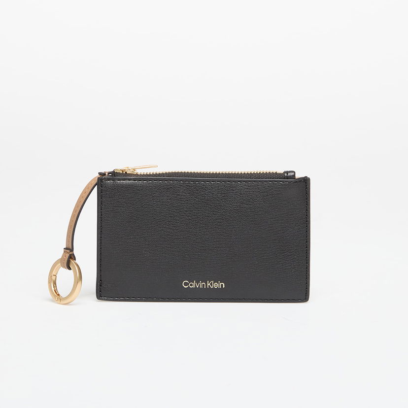 Novčanik CALVIN KLEIN Calvin Klein Top Zip Card Case with Keychain Crna | LV04F1090G 332