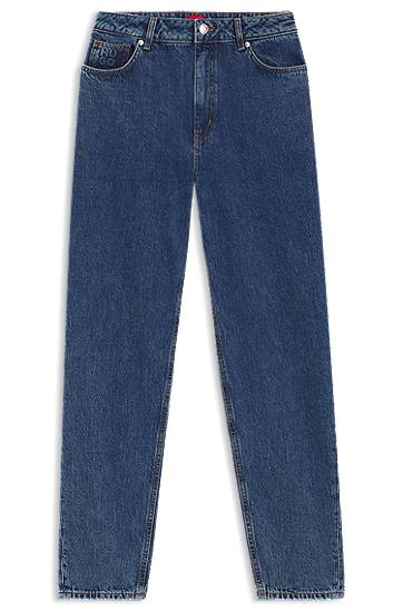 Jeans BOSS Mom Fit Rigid Denim Jeans Plava | 50542462