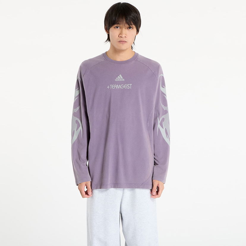 Majica kratkih rukava adidas Originals Adilenium Season 4 Teamgeist Graphic Long Sleeve T-Shirt Ljubičasta | KF8542