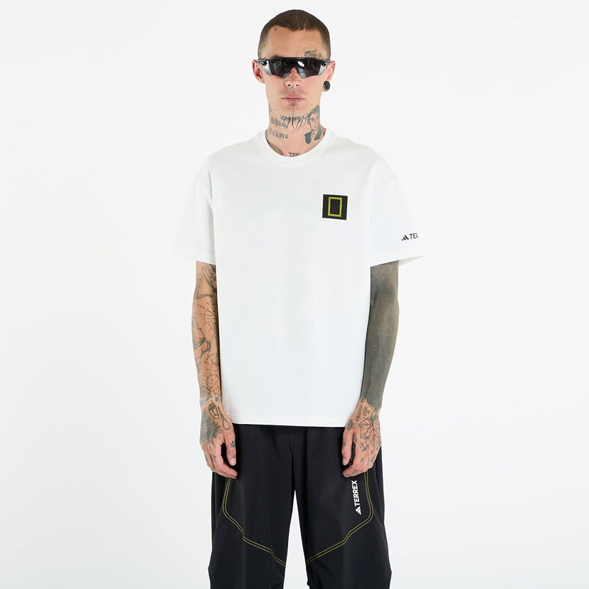 Majica kratkih rukava adidas Originals National Geographic Graphic Short Sleeve T-Shirt Bijela | KC5417