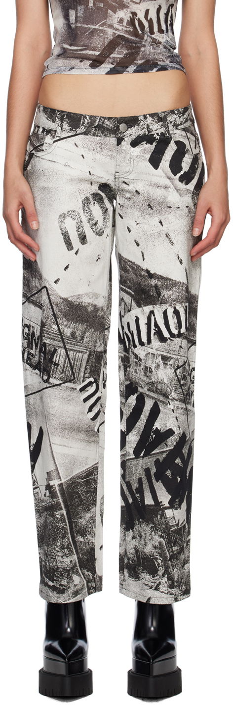 Jeans Miaou Miaou Atlas Printed Trousers Višebojno | 1023SCEYR