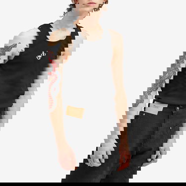 Majica bez rukava JW Anderson Rib Anchor Embroidery Vest Crna | JO0246-PG1512-999, 2