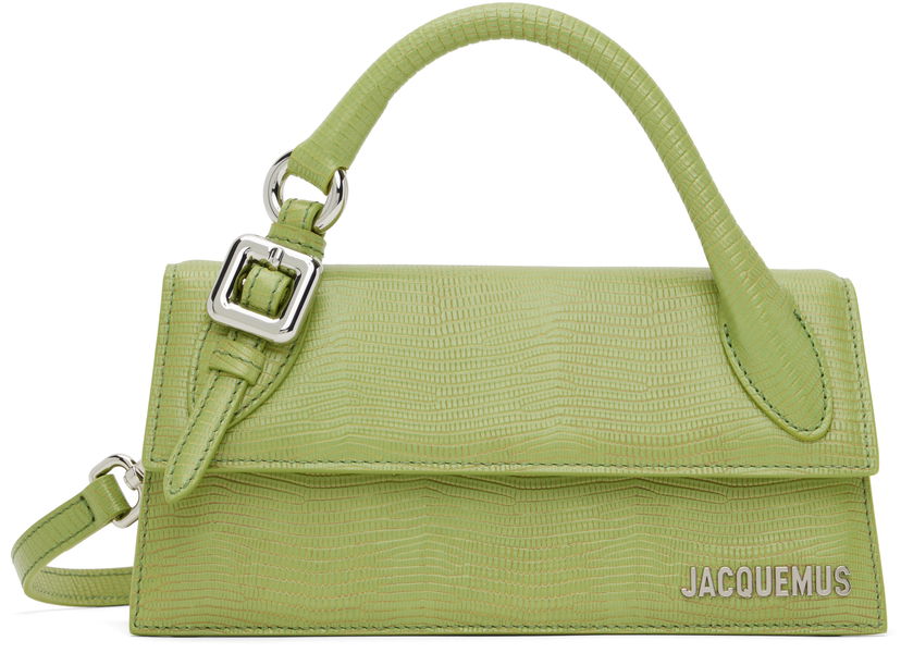 Ručna torbica Jacquemus Jacquemus 'The long Chiquito with buckle' Bag Zelena | 25E233BA326-3235
