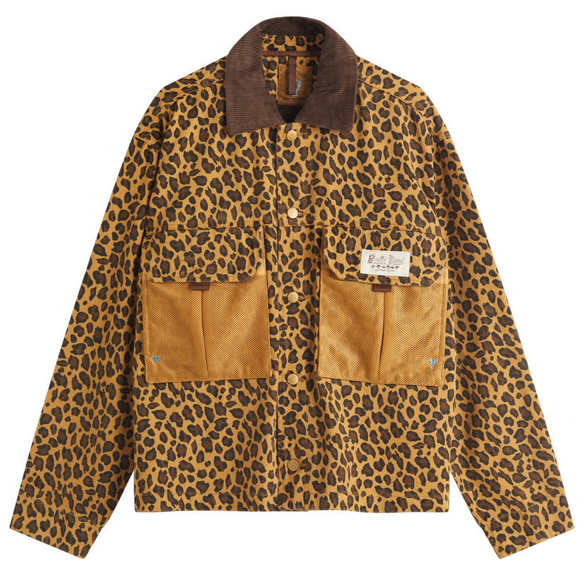 Jakna Brain Dead Brain Dead Cropped Chore Jacket, Size Large Žuta | BDS25OO00043-LPD