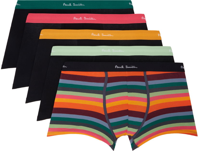 Bokserice Paul Smith Paul Smith Five-Pack 'Artist Stripe' Boxer Briefs Višebojno | M1A-914-M5PK1-79