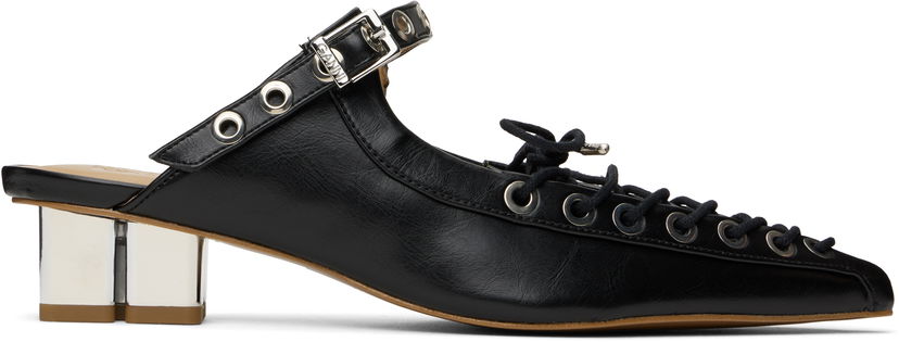 Tenisice i cipele GANNI GANNI Oleatex Lace-Up Mules Crna | S2925