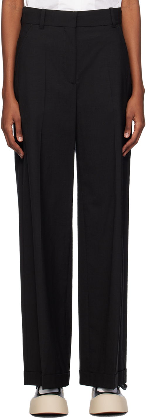 Hlače KENZO Paris Tailored Trousers Crna | FE52PA0869RB