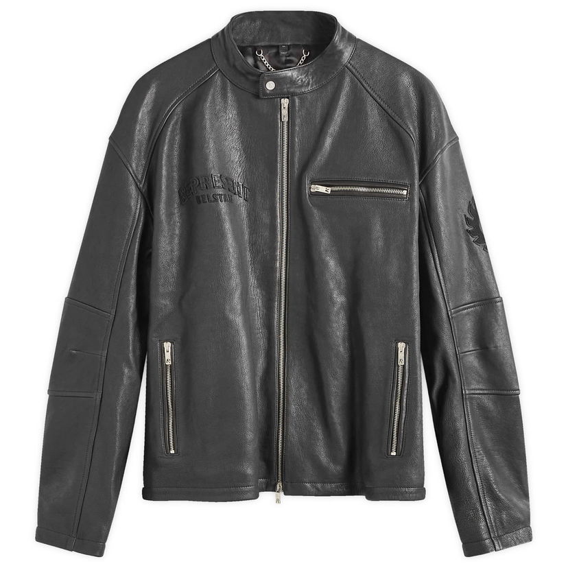 Jakna Represent Clo Leather Race Jacket Crna | 105354