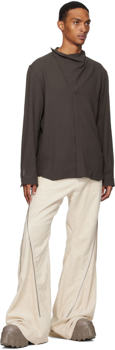 Košulja Rick Owens Rick Owens Concordians Island Shirt Siva | RU02E1299 WA, 3