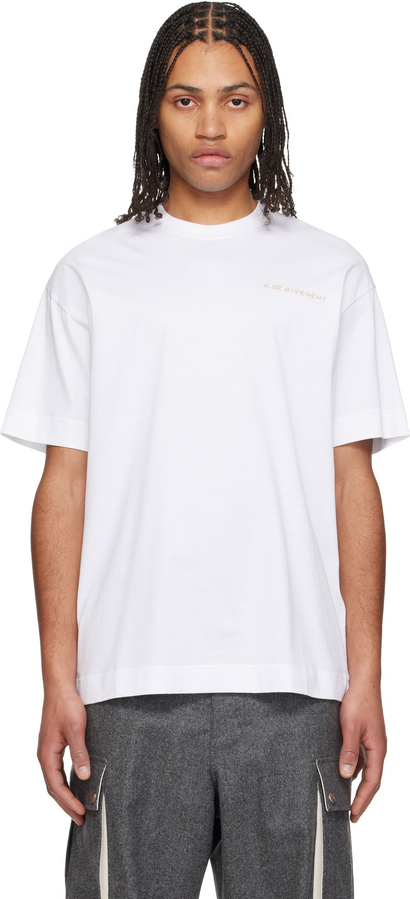Majica kratkih rukava Givenchy Givenchy Regular Fit Tee Bijela | BM71MGGYPW100