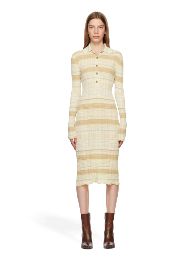 Haljina Acne Studios x SSENSE Midi Dress Bež | FN-WN-DRES000896