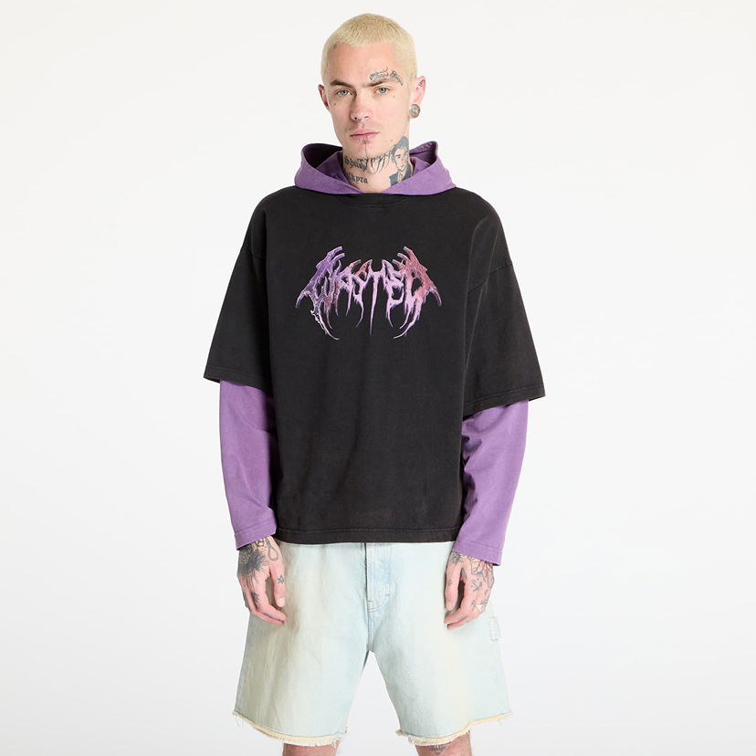 Majica kratkih rukava Wasted Paris Wasted Paris Slug Age Hoodie Crna | WP_000255