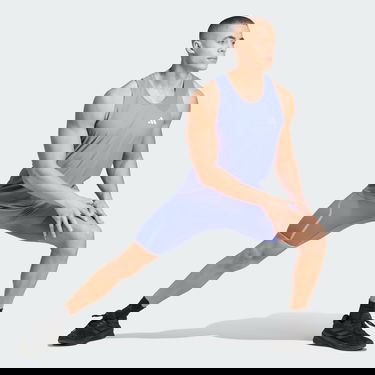 Majica bez rukava adidas Performance Own the Run Ljubičasta | IV5439, 4