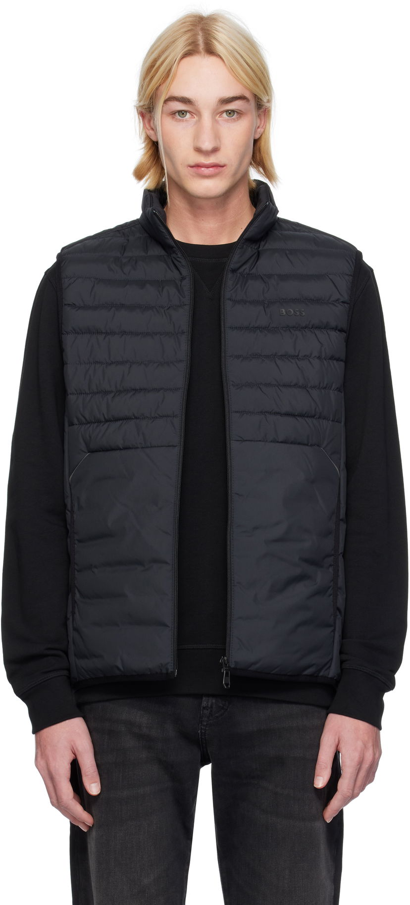 Prsluk BOSS Padded Vest Crna | 50514762