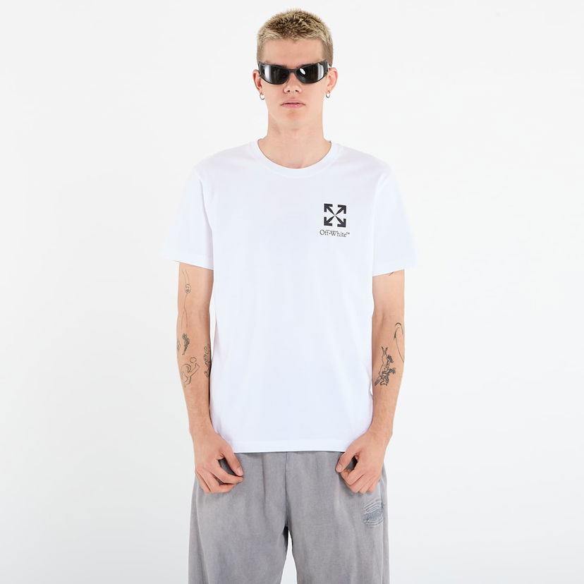 Majica kratkih rukava Off-White Off-White Small Arrow Slim S/S T-Shirt Bijela | OMAA027F25JER00F0110