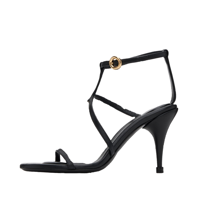 Tenisice i cipele Jacquemus Le Chouchou 'Les sandales Pralu' Chain Heeled Sandals Crna | 24E241FO084-4303