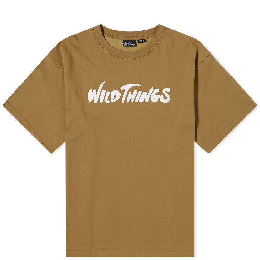 Majica kratkih rukava Wild things Logo T-Shirt Zelena | WT241-22-KHK