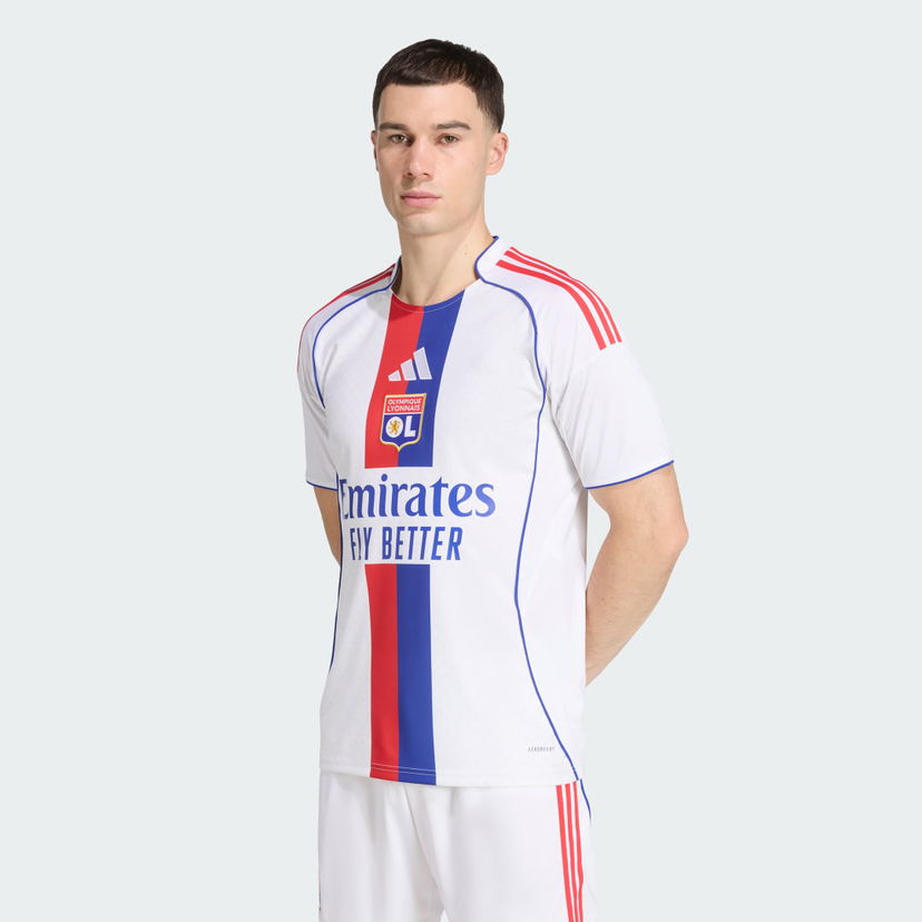 Dres adidas Performance Olympique Lyonnais 25/26 Home Jersey Bijela | JD1396