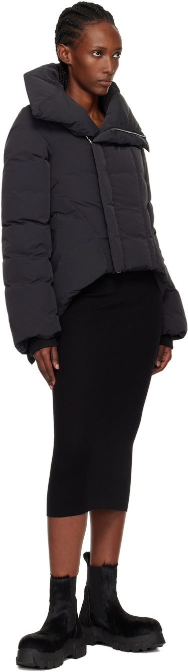 Pernata jakna Rick Owens Rick Owens Concordians Naska Duvet Asymmetric Collar Down Jacket Crna | RP02E4746 MTD1, 3