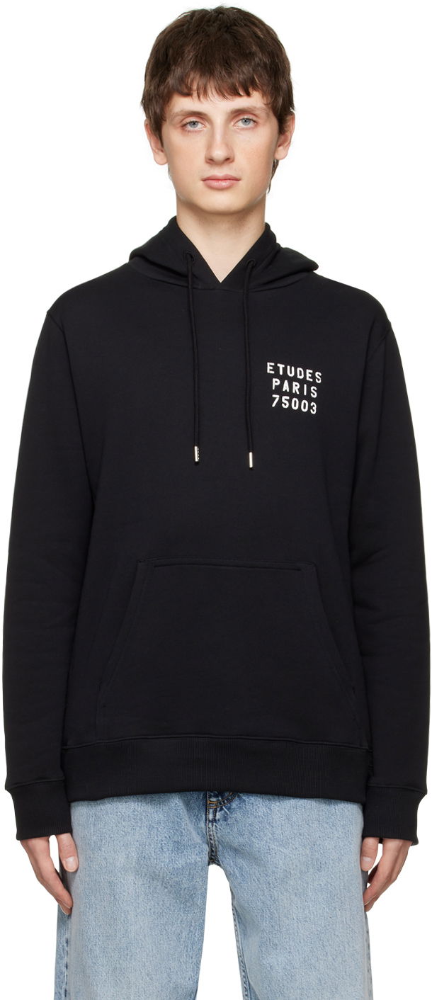 Dukserice Études Stencil Hoodie Crna | H22MM254OC16BK