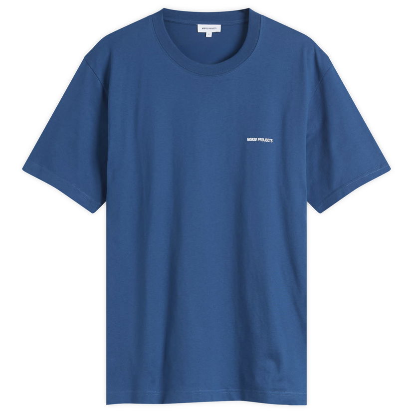 Majica kratkih rukava NORSE PROJECTS Johannes Organic NORSE Logo Print T-shirt Plava | N01-0684-7190