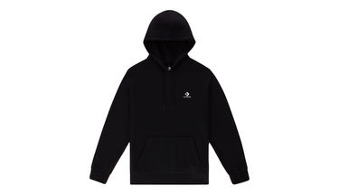 Dukserice Converse Embroidered Star Chevron French Terry Pullover Hoodie Crna | 10020343-A01, 0