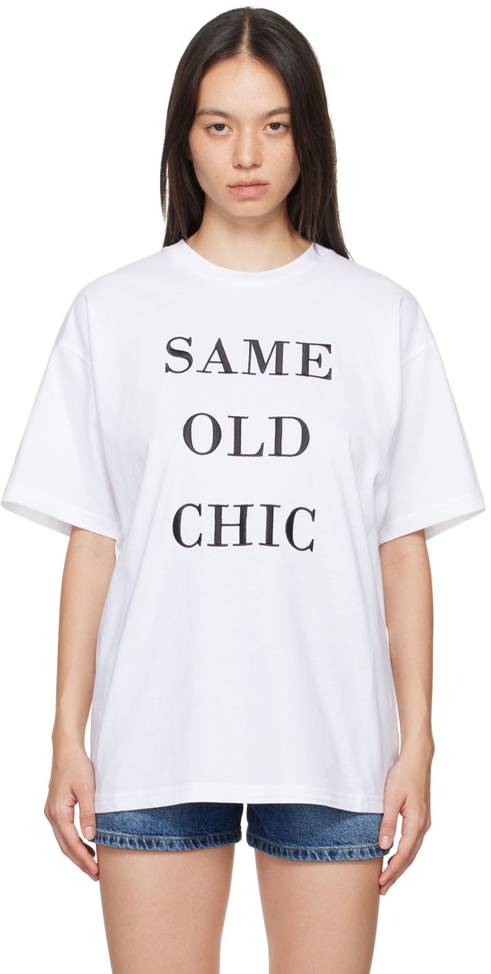 Majica kratkih rukava Moschino 'Same Old Chic' T-Shirt Bijela | 0710 5541 1001