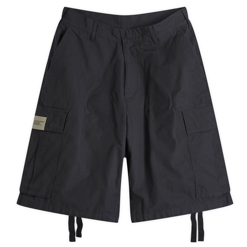 Kratke hlače Neighborhood Wide Cargo Shorts Crna | 241YTNH-PTM07-BK