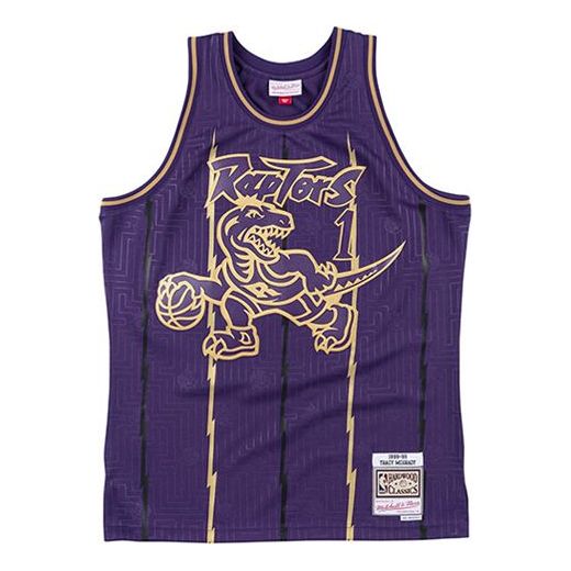 Majica bez rukava Mitchell & Ness Mitchell & Ness Toronto Raptors Swingman Jersey Ljubičasta | SMJYBW19065-TRAPURP99TMC