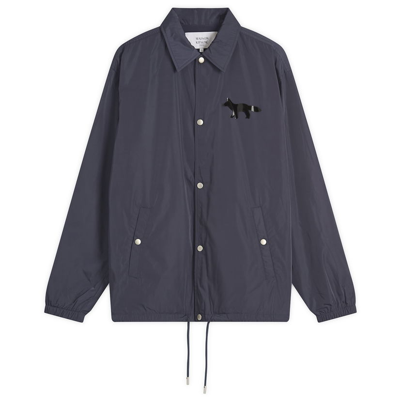 Vjetrovka MAISON KITSUNÉ Maison Kitsuné Tonal Logo Coach Jacket Tamnoplava | OM02102WQ4044-0076