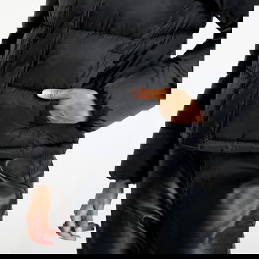 Pernata jakna CALVIN KLEIN Shiny Monologo Jacket Crna | J20J224616 BEH, 3