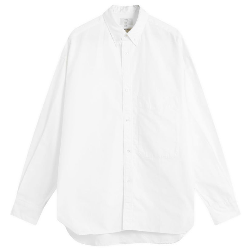 Košulja Studio Nicholson Beams Plus Lisa Oxford Shirt Bijela | BPSN1101-01