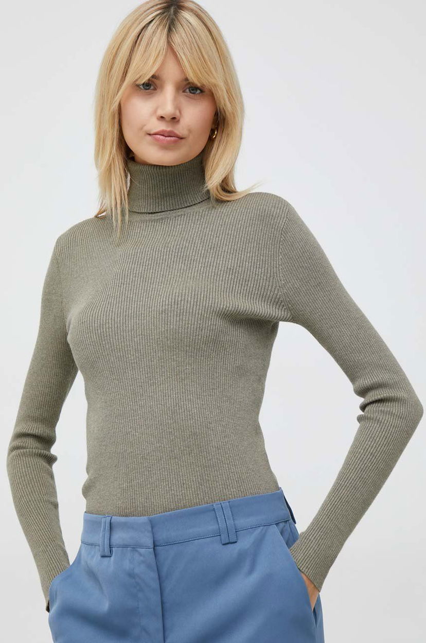 Džemper Polo by Ralph Lauren Lauren Ralph Lauren Lightweight Turtleneck Sweater Zelena | 200643398