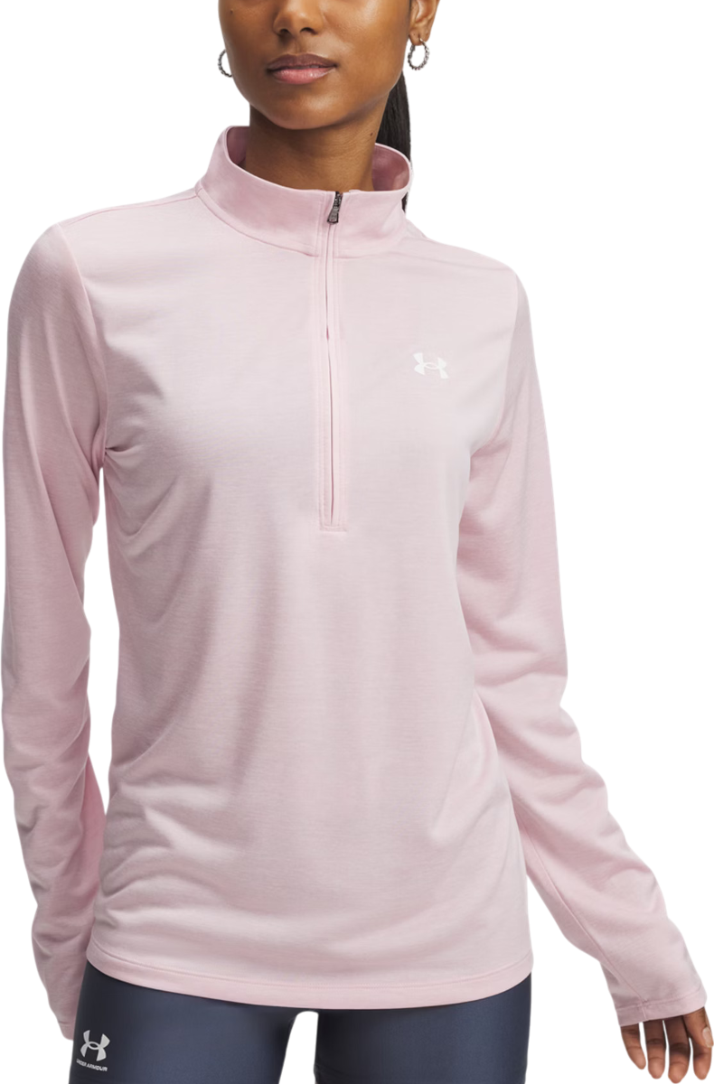 Majica kratkih rukava Under Armour Under Armour Tech 1/2 Zip Twist Top Ružičasta | 1384225-647