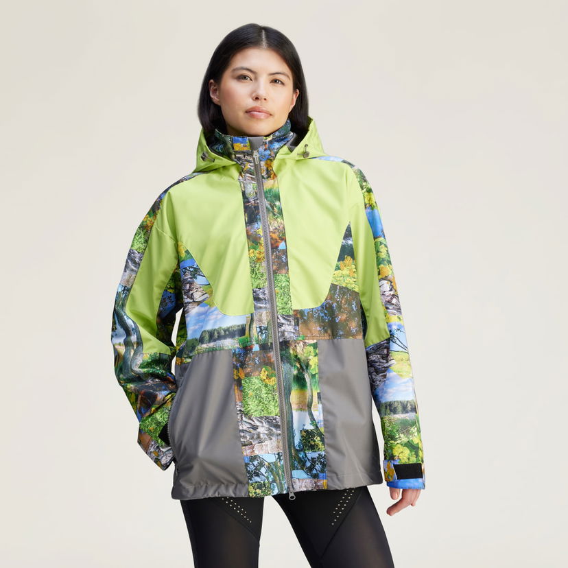 Vjetrovka adidas Performance adidas by Stella McCartney TrueNature Earth Collage Jacket Višebojno | JF8480